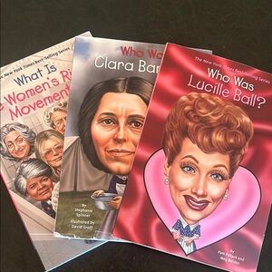 Who Was Book Series - Women's Rights, Clara Barton, Lucille Ball